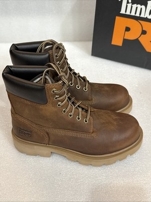 Timberland PRO Sawhorse 6'' Composite Safety Toe Boots Brown Men 5.5 Women s 7