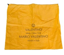 Mario Valentino Yellow Dust Bag Drawstring Made In Italy Authentic