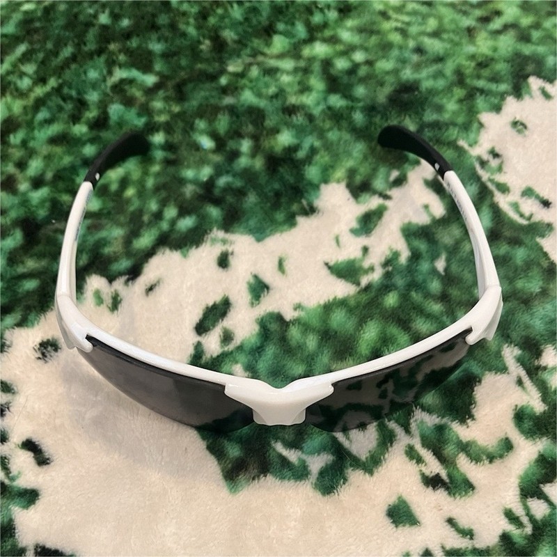 PLACE Boys Sport Sunglasses White Plastic Frame Black Lens Ages 8-14