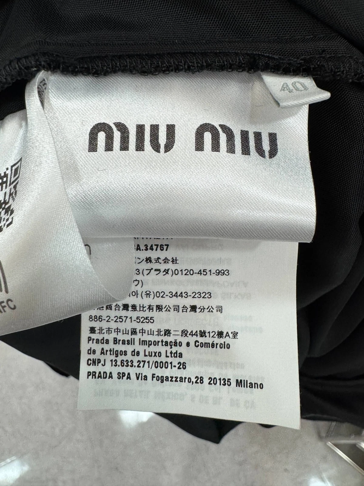 Abito Miu Miu in velluto 40 139631079