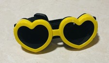 DOGGLER Yellow Travel Pet Sunglasses Sm/med Dogs Adjustable Pet Love Glass