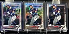 2021 Bowman Chrome - SHEA LANGELIERS- 2 Mojo Refractors/ 1 Base #BCP-157