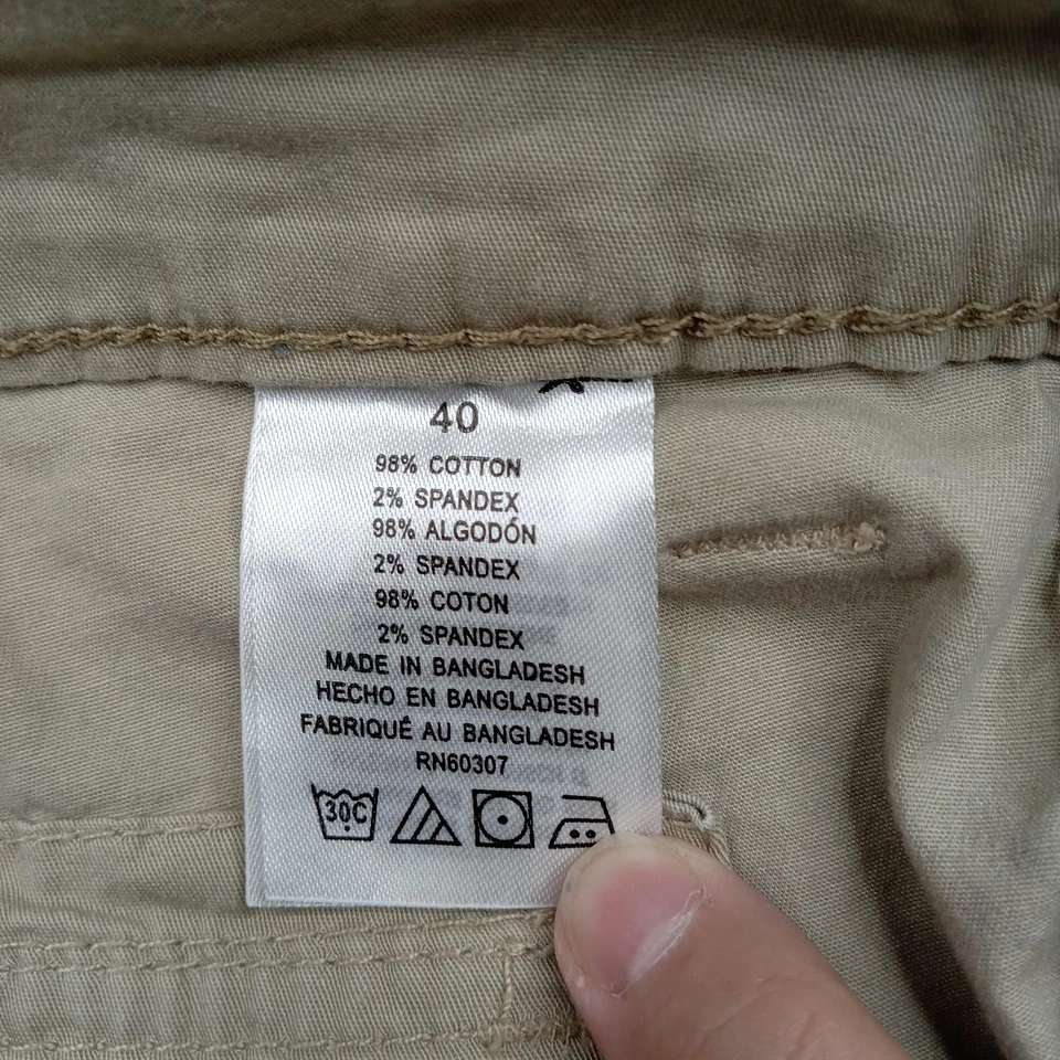 Pantalones Cortos de Carga Unionbay Para Hombres 40 Caqui Elastizados Bolsillos Utilitarios Informales Verano Chino Foto 3 de 4