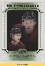 2019-20 Upper Deck UD Portraits Rookies Green Jonathan Davidsson #P-72 READ o1h