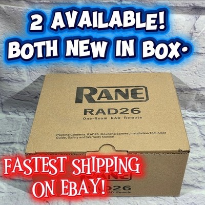 Rane RAD26 2 Ch One Room RAD Remote Control Audio Device I/O Interface 4W AMP