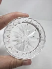 Vintage Waterford Faceted Hand Cut Crystal Round Paperweight