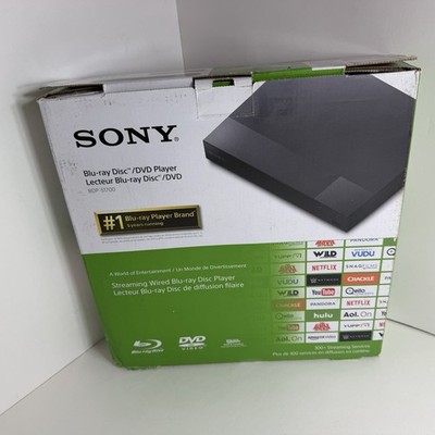Sony BDP-S1700/U Blu-Ray DVD Player Wired Streaming 1080p BLACK Excellent