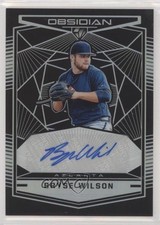 2019 Panini Chronicles Obsidian Bryse Wilson #OA-BW Auto 4z8