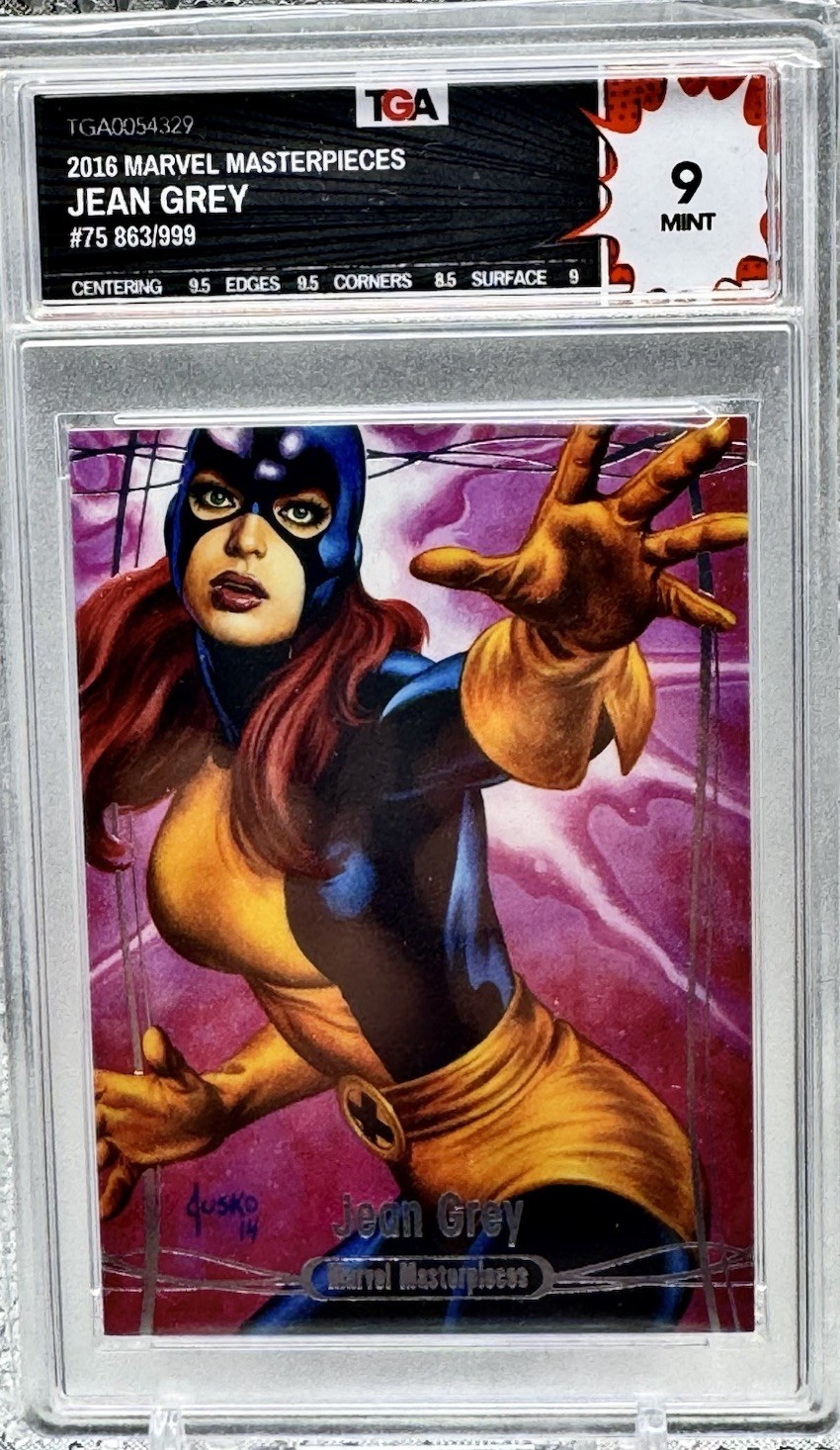 Jean Grey - 2016 Upper Deck Marvel Masterpieces #75 /999