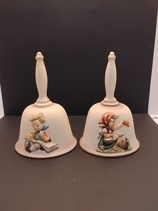 Lot Of 2 Vintage Goebel MJ Hummel Bells 2nd & 3rd Edition 1979 & 1980