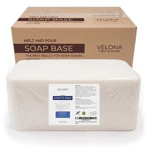 25 LB - GOATS MILK Soap Base by Velona | SLS/SLES free | Melt and Pour