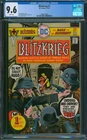 Blitzkrieg #1 CGC 9.6 NM+ Wp DC Comics Bronze Age 1976 WW2 Joe Kubert Cover RARE
