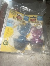 Playtex Ortho Pro Snap and Clean Pacifiers Set of 3 Sealed Bag One Inner Open