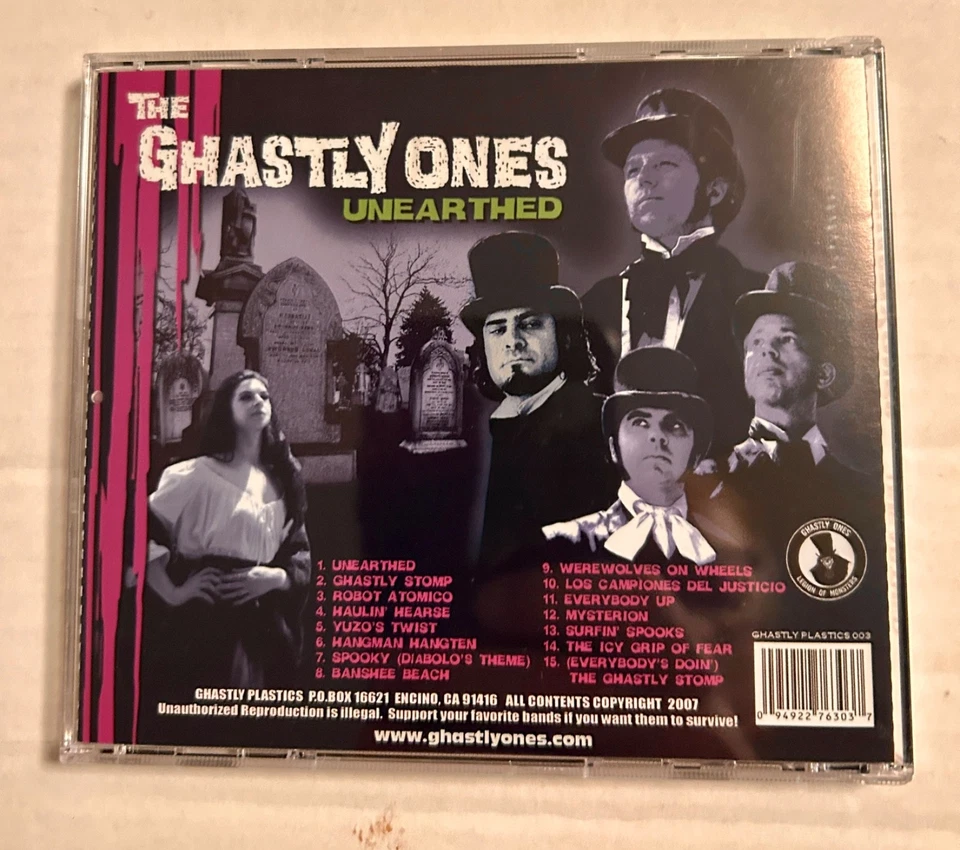 The Ghastly Ones: Unearthed & Target: Draculon 2 CDs in Mint Condition. Foto 3 de 4