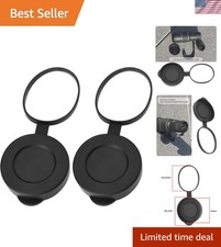 2pcs Rubber Lens Caps for 8x42, 10x42, and 12x42 Binoculars - Protection