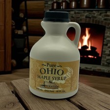 Pure Ohio Maple Syrup Hand Drawn and Gathered No Additives or Preservatives