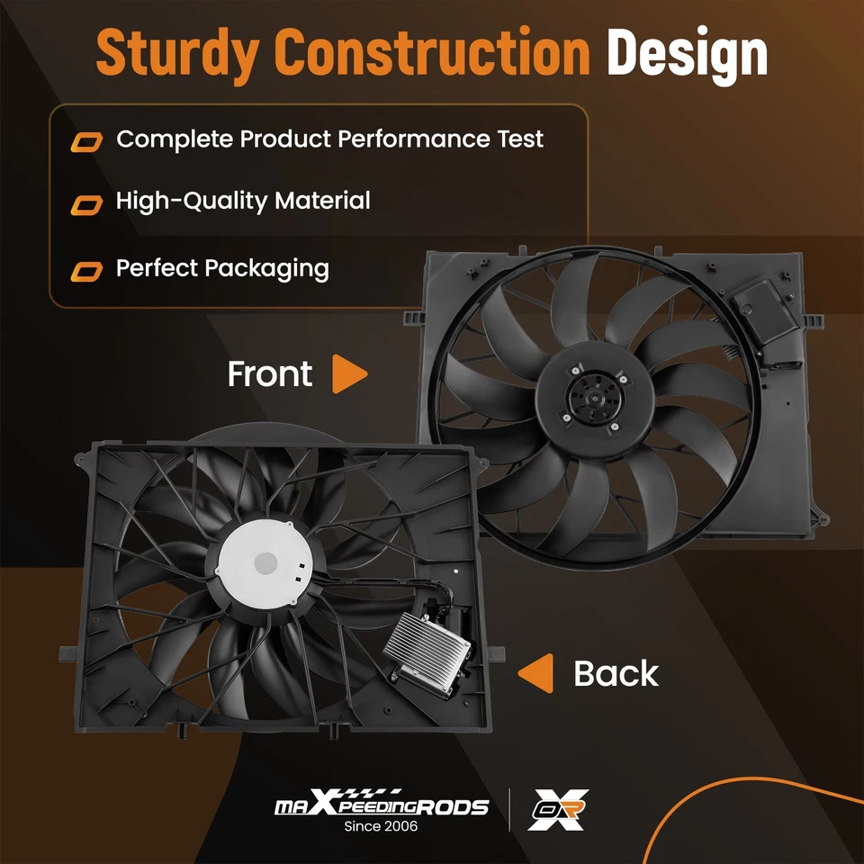 Ventilador de refrigeración del motor sin escobillas para Mercedes-Benz C215 W220 S500 S600 A2205000293 Foto 2 de 4