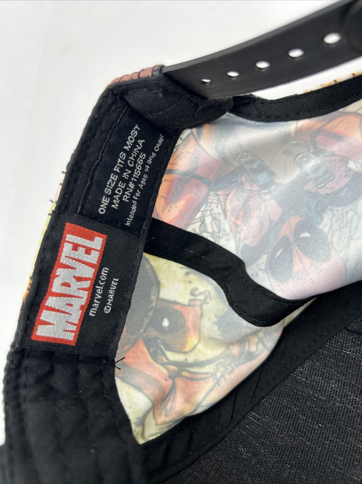 Marvel Deadpool Collage SnapBack Hat Cap OS Adjus… - image 13