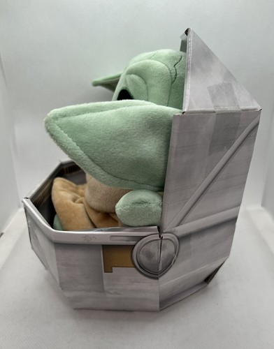The Child Grogu Star Wars The Mandalorian Soft Toy Plush Boxed Hover Pram NEW UK - Picture 3 of 8