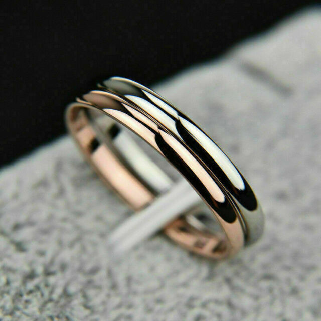 Ring 2mm Thin Stackable for Women Girl Ring Stainless Steel Wedding Band Ring 2mm Thin Stackable for Women Girl Ring Stainless Steel Wedding Band