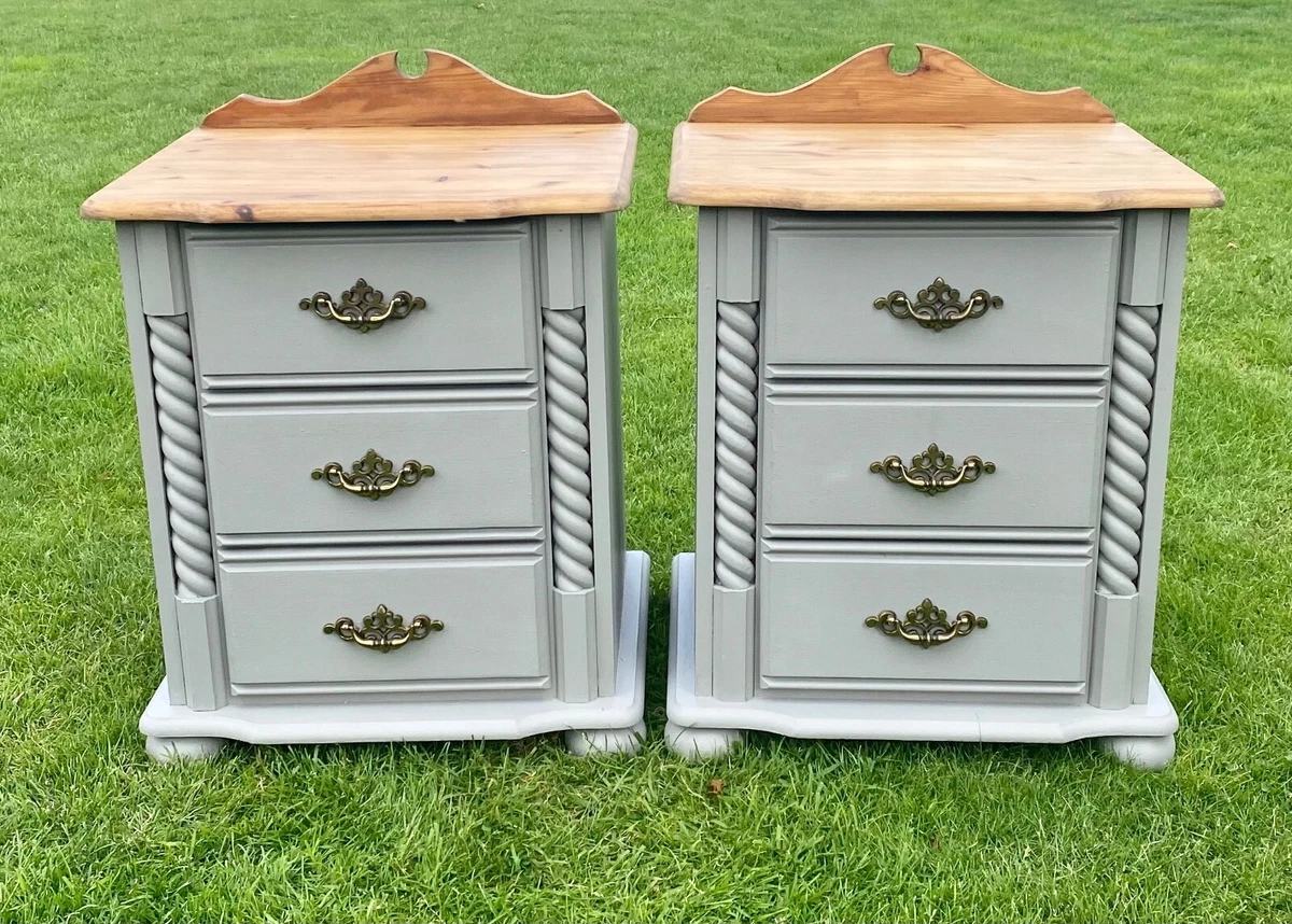 Pine bedside tables sale ebay