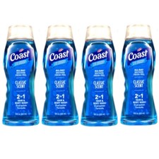4 Pack Coast Classic Scent Hair  Body Wash 18Oz Each