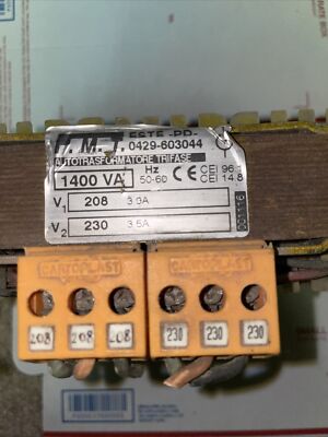 F.M.T. ESTE-PD-0429-603044 1400VA TRANSFORMER