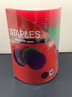 Staples Poly Disc Cases 40 Cd/Dvd 5mm Thick Brand New Factory Sealed