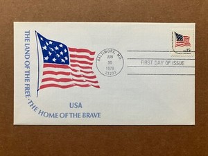 1978 15c Fort McHenry Flag 1597 Andrews Cachet First Day Cover LE 418 / 2500