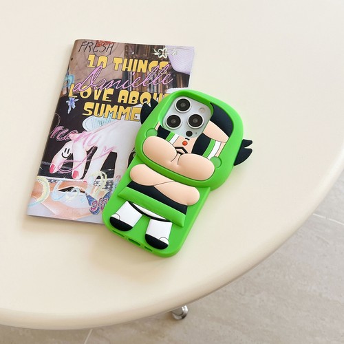 3D Cute Powerpuff Case For iPhone 16 15 Pro Max 14 13 Girls Shockproof Silicone - Picture 16 of 17