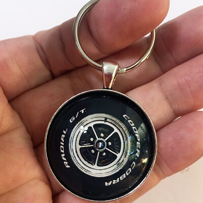 Buick Tri Shield Crest Center Cap Rallye Mag Rally Wheel Cooper Cobra Keychain