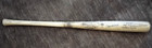 Andy Etchebarren autographed game used bat cracked and glued Orioles Angels