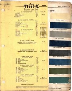 Buick Color Chart