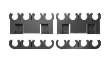 Ford Valve Cover Mounted 10mm Black Spark Plug Wire Separator Kit 1965-77 Ford