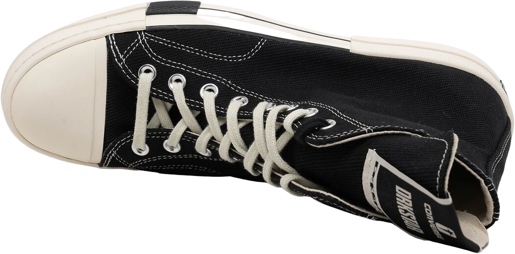 Converse Rick Owens x DRKSHDW DRKSTAR Chuck 70 High Black Converse Rick Owens x DRKSHDW DRKSTAR Chuck 70 High Black