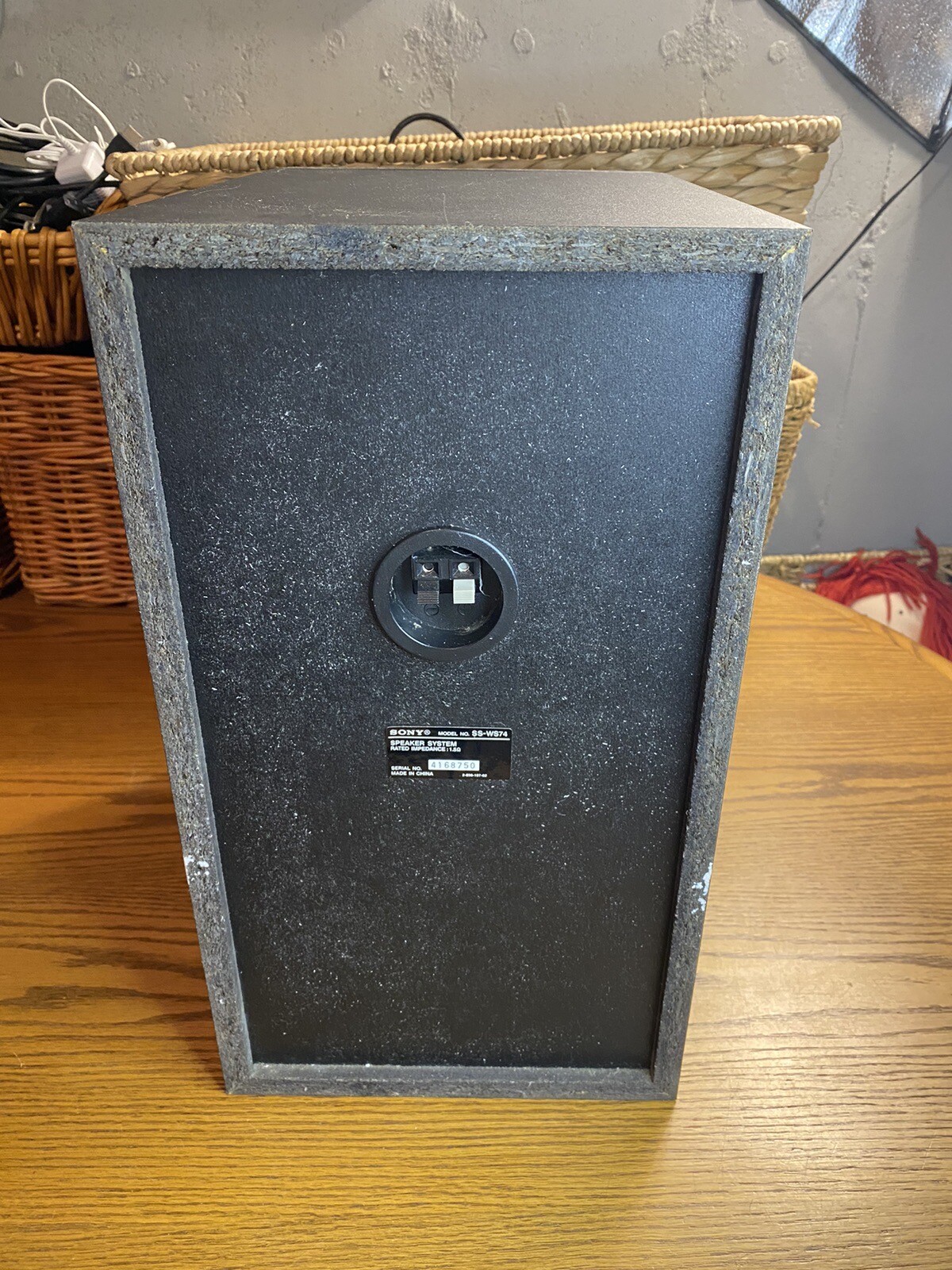 Sony SSWS74 Passive Subwoofer Home Theater Speaker Tested/Works eBay