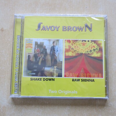 SAVOY BROWN Shake Down / Raw Sienna - 2 on 1 CD New / Sealed