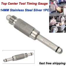 1 For 14mm Top Dead Center Timing Tool Gauge Screw Spark Plug Stainless Steel