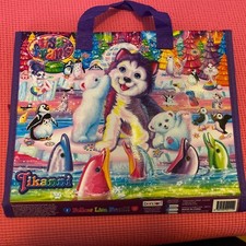 LISA FRANK TIKANNI Trifold Portfolio Binder Carrying Case Color Activity 2020