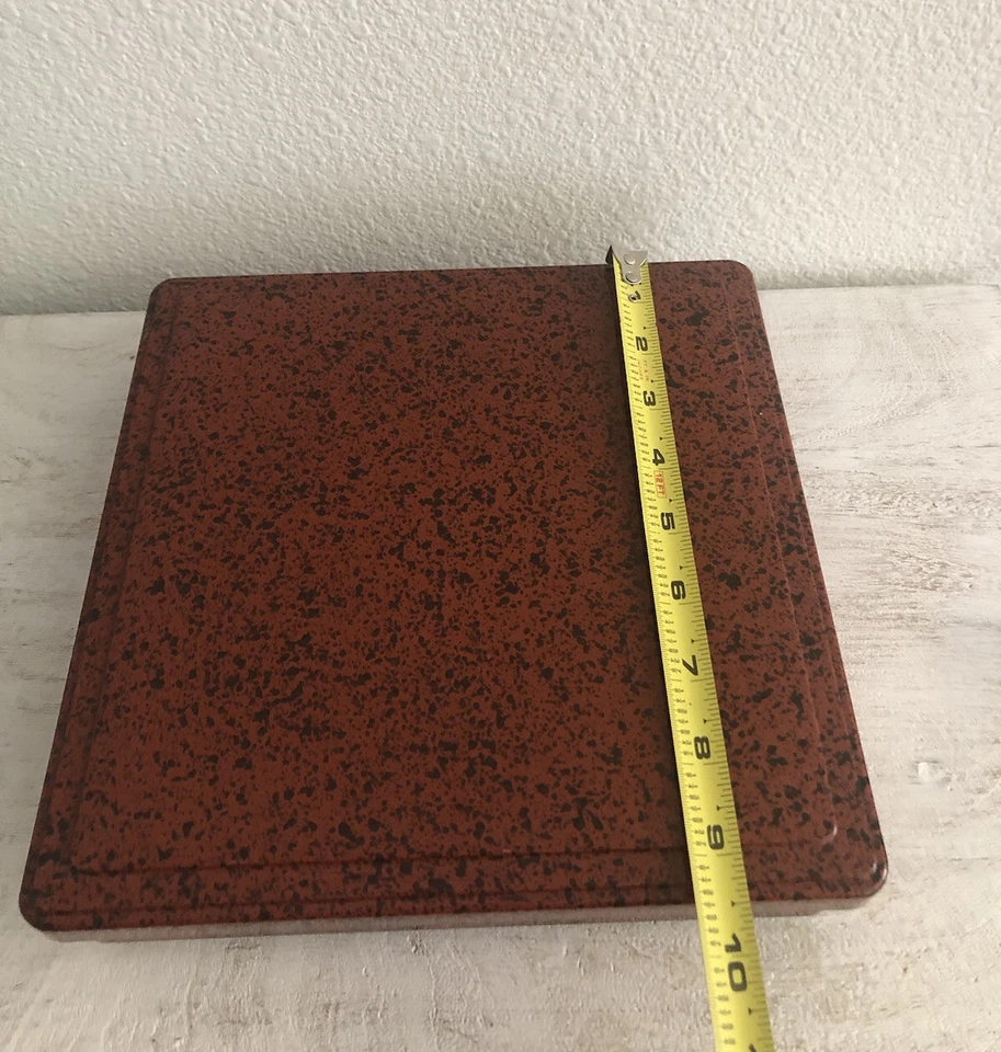 "Caja Bento vintage 5 compartimentos roja con motas negras para servir japonés 3x9x9""" Foto 3 de 4