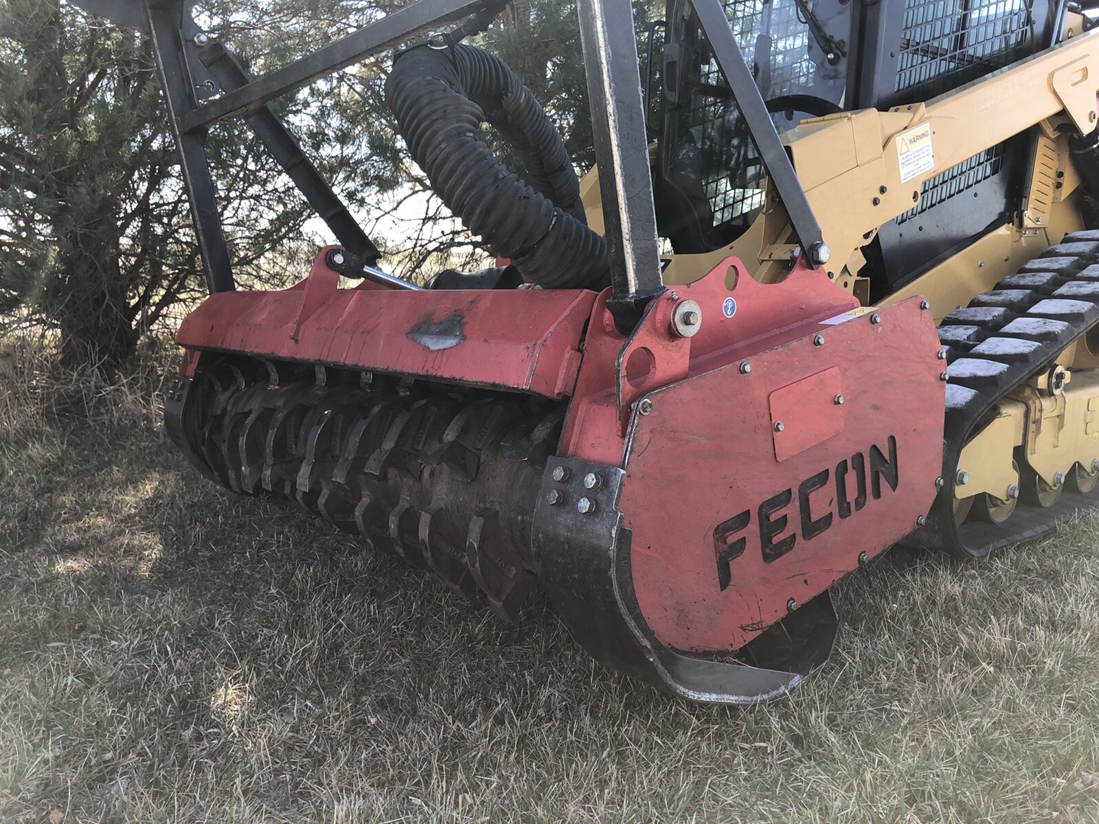 FECON SKID STEER FORESTRY MULCHER BH085SS3FC1VXHP HIGH FLOW EXTRA TEETH eBay