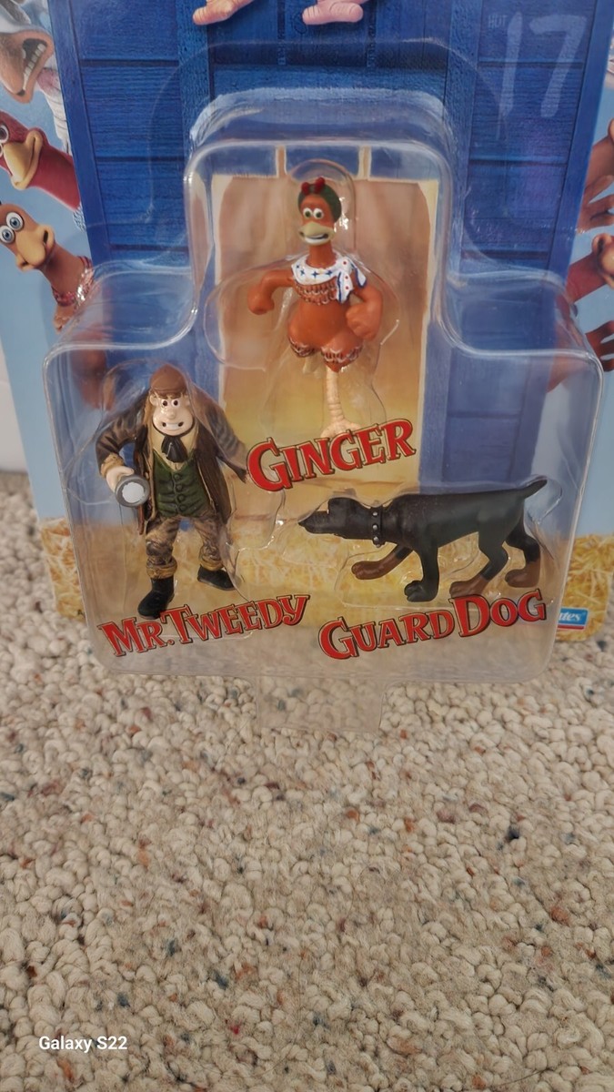 2000 Dream Works Chicken Run Ginger, Mr. Tweedy & Guard Dog