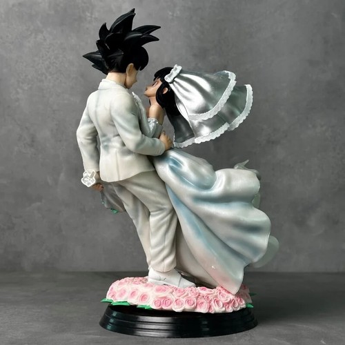 31 cm Neu Dragon Ball Z Son Goku Figur Chichi Hochzeit Version Figur Modell - Bild 22 von 24