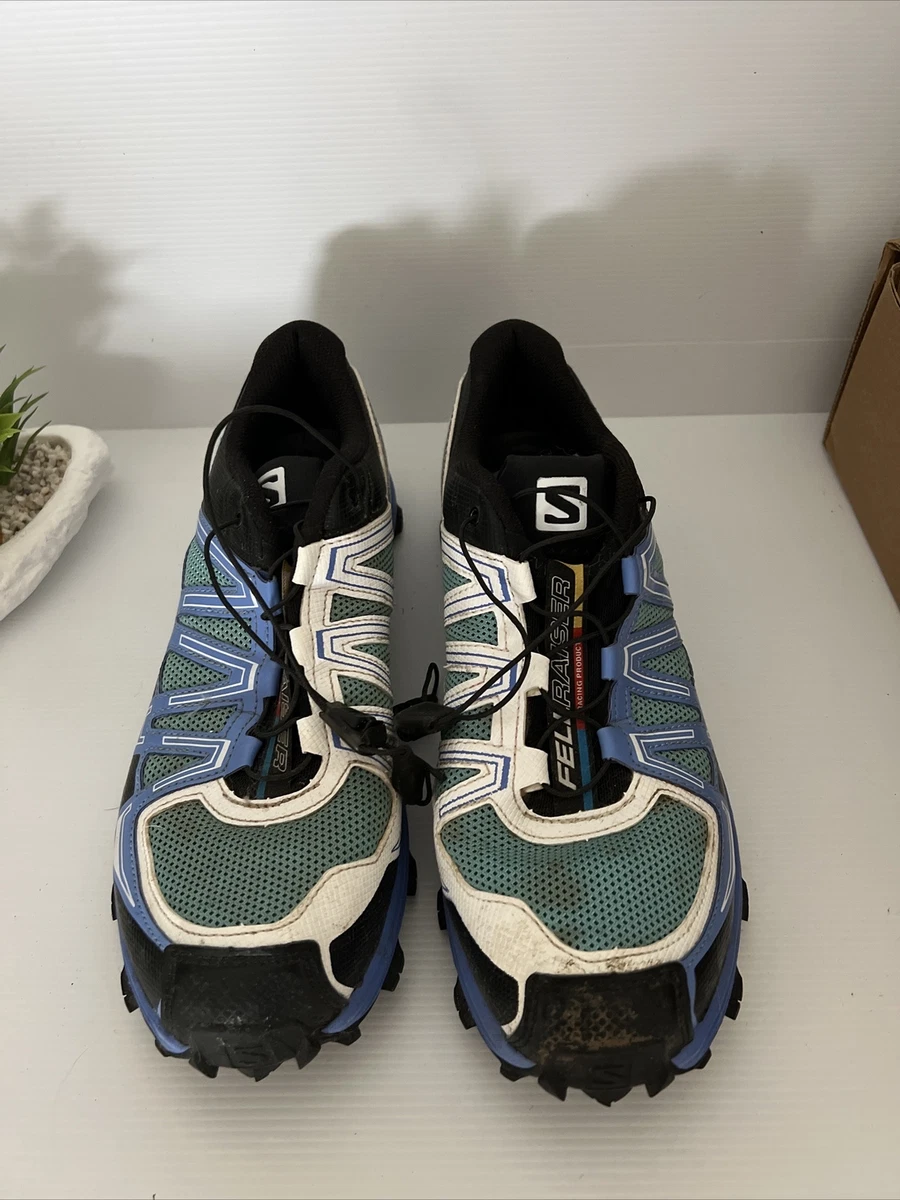SALOMON FELLRAISER Green Blue Trail Size UK 7.5 EUR 41 1 3 USA 9