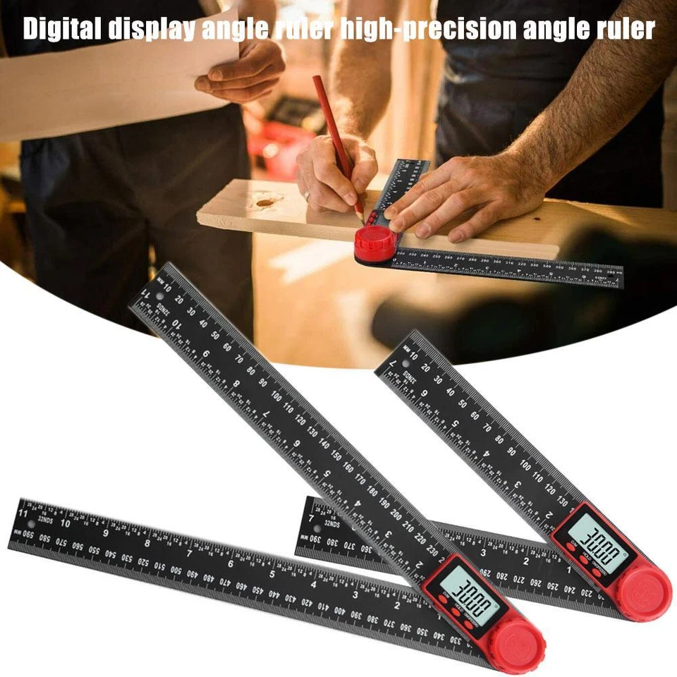 Digital Angle Finder Protractor 2 In 1 Angle Finder Ruler n ew✨0 B1X0] T1K2 - Image 3 of 4