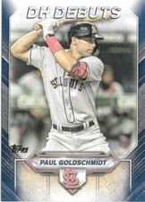 2021 Topps Series 2 PAUL GOLDSCHMIDT Blue DH DeButs -ST LOUIS CARDINALS- DHD-14