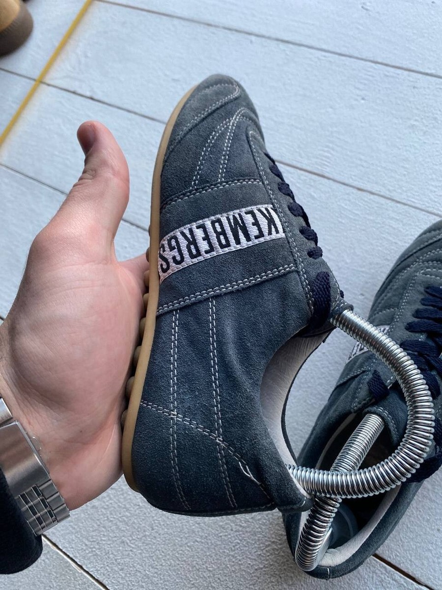 90s Dirk Bikkembergs Blue Suede Womens Sneakers 36 Size VNTG RARE