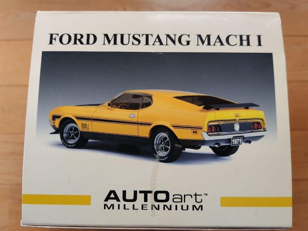 Autoart Millennium 1/18 Ford Mustang Mach Ⅰ Yellow | eBay
