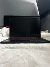 Black GTX 1660ti MSI gaming laptop 