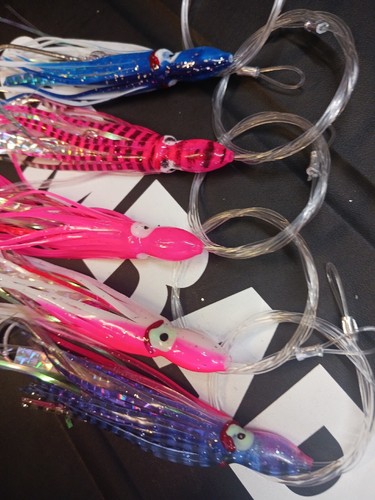 Custom 5 Pack Color Offshore Fishing Trolling Lure Mahi-Tuna-Sail-Wahoo - Picture 2 of 6